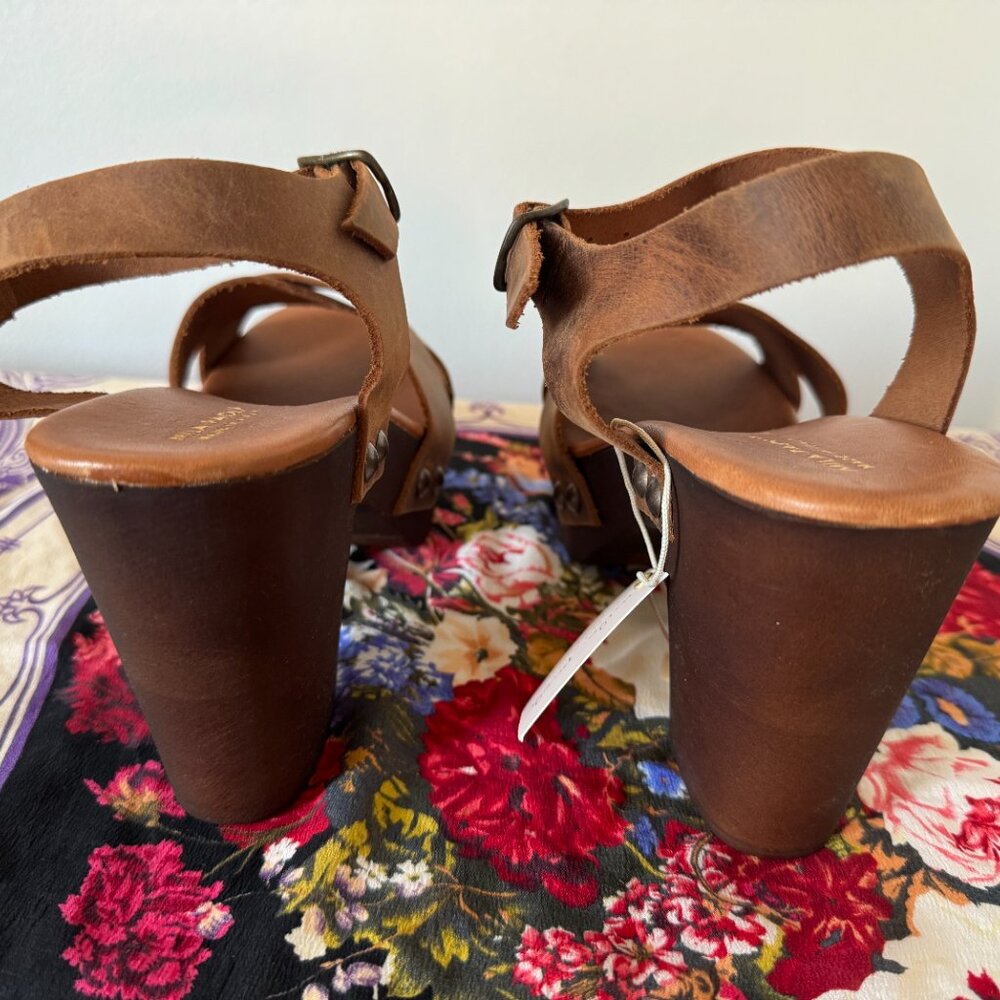NWT - Mila Paoli Brown Heel Sz - Picture 10 of 12